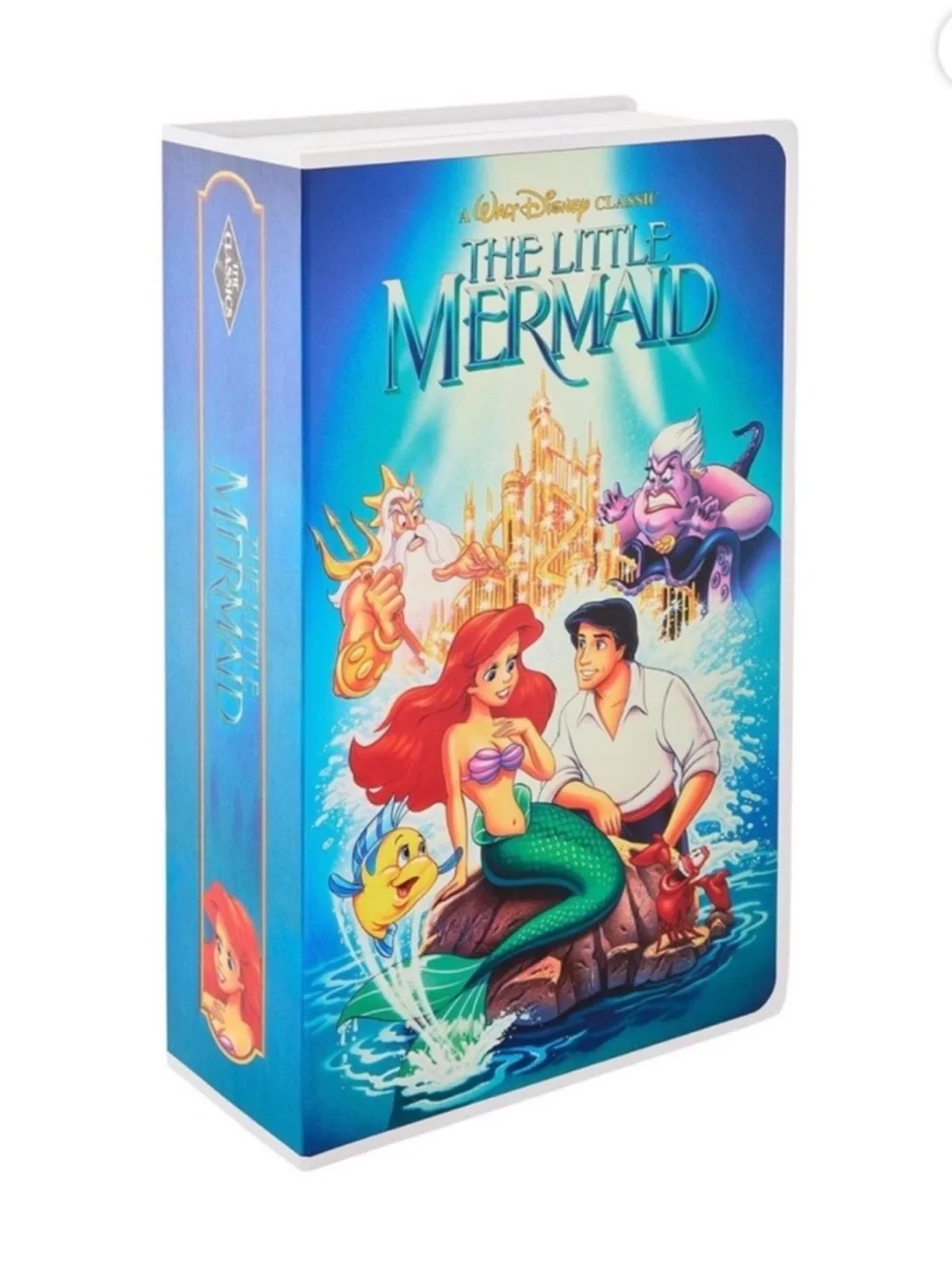 Disney Classic Little Mermaid VHS Boxed Silk Touch Throw, 50